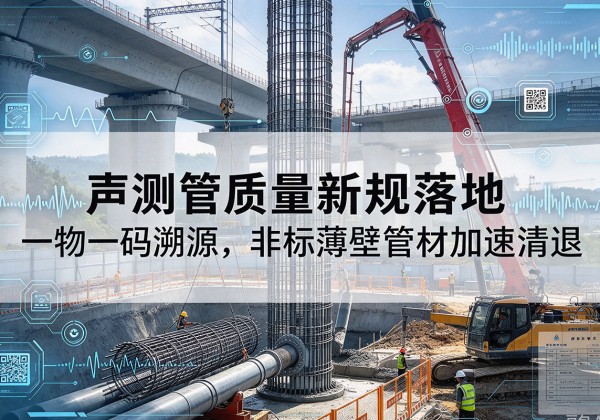 安溪声测管质量新规落地，一物一码溯源，非标薄壁管材加速清退