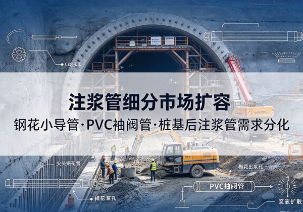 安溪注浆管细分市场扩容，隧道钢花小导管、PVC 袖阀管、桩基后注浆管需求分化